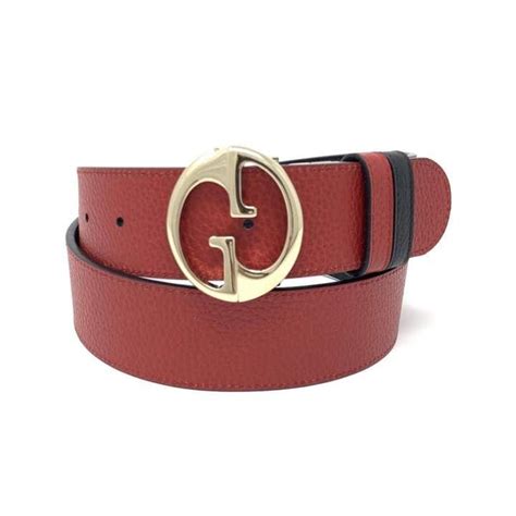 reversible red gucci belt|vintage Gucci reversible belt.